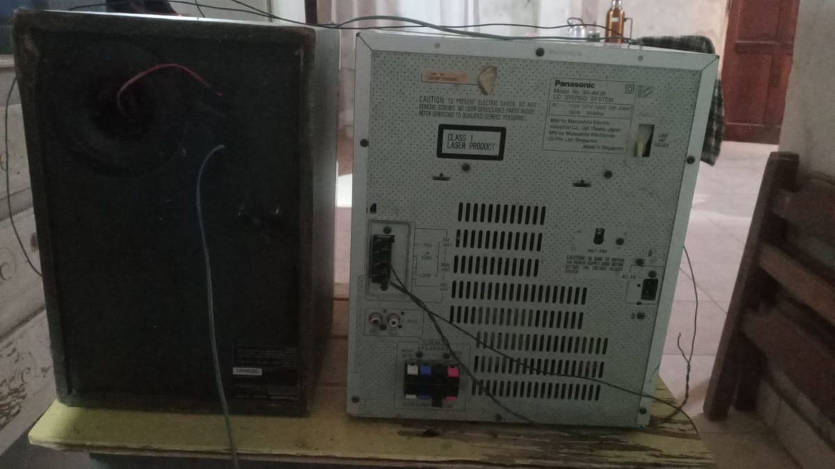 Equipo Panasonic 5 cd changermmcon parlante