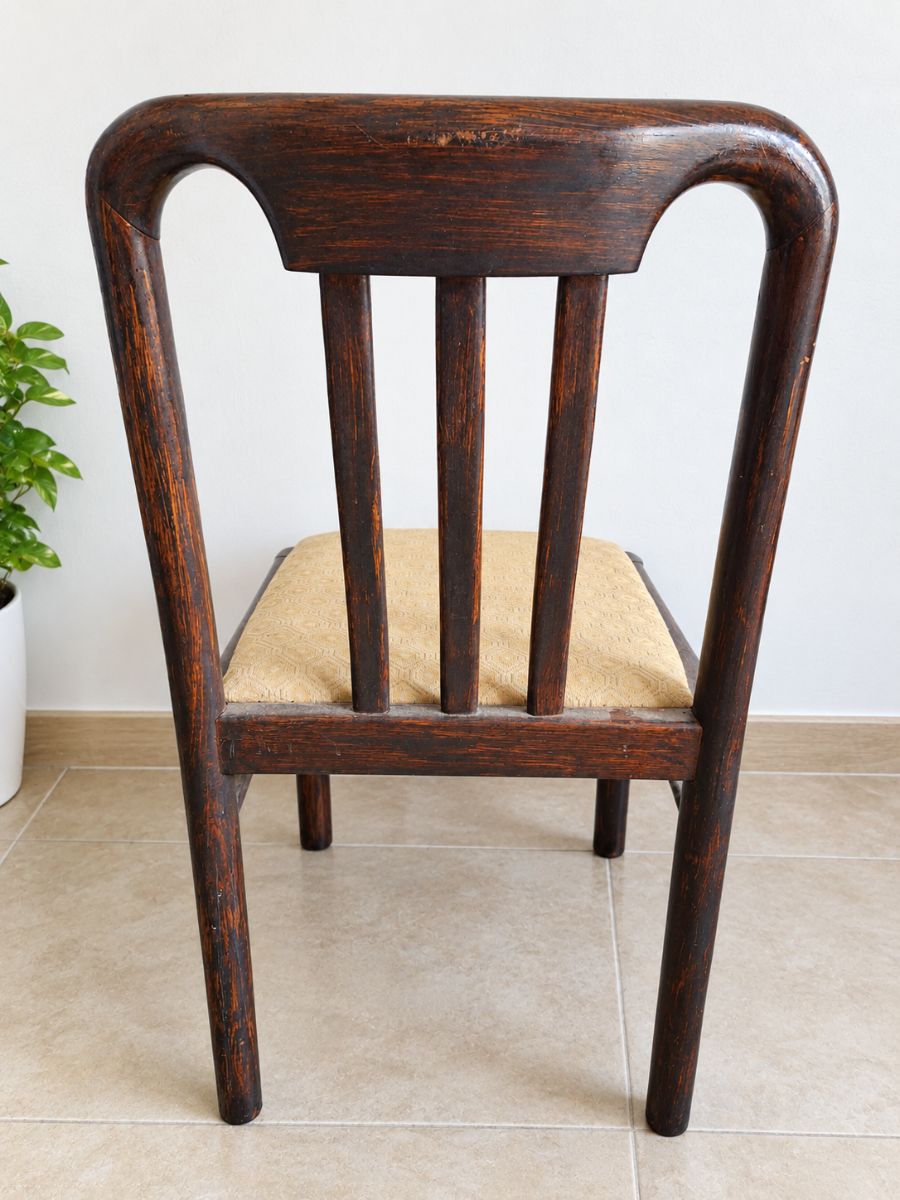 Juego de Comedor 6 Sillas de Madera Tapizado