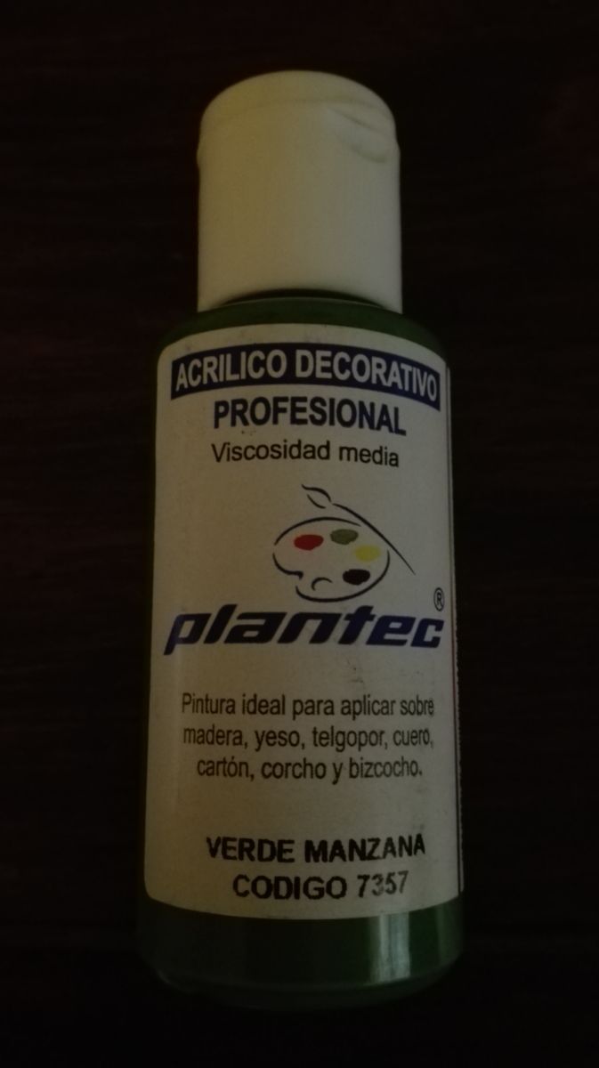 Pintura acrílica Plantec 50ml. Kit 11 pomos.