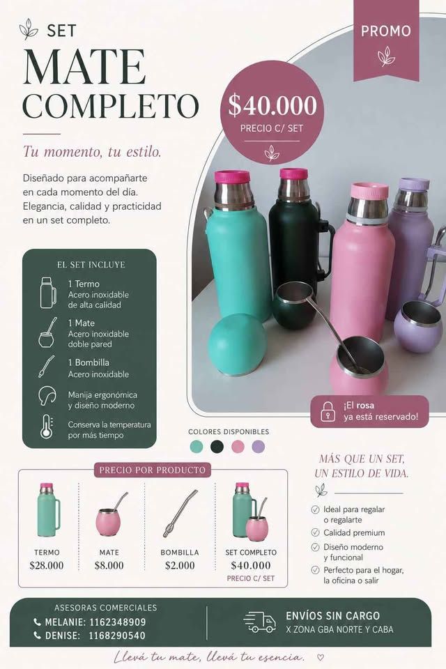 TERMOS KIT DE MATE