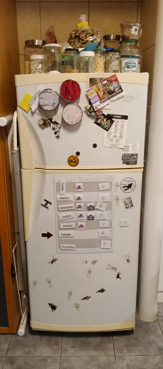 Heladera Con freezer GAFA cíclica HGF358 282 lts