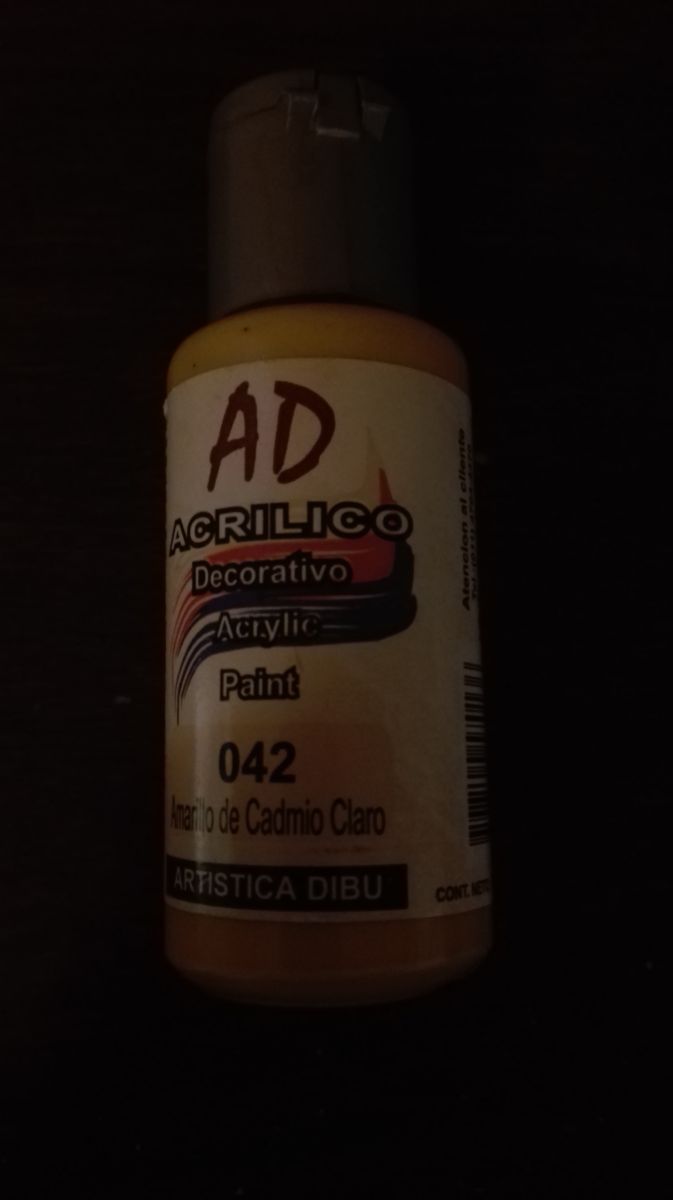 Pintura acrílica AD de 50ml. Kit 7 pomos.