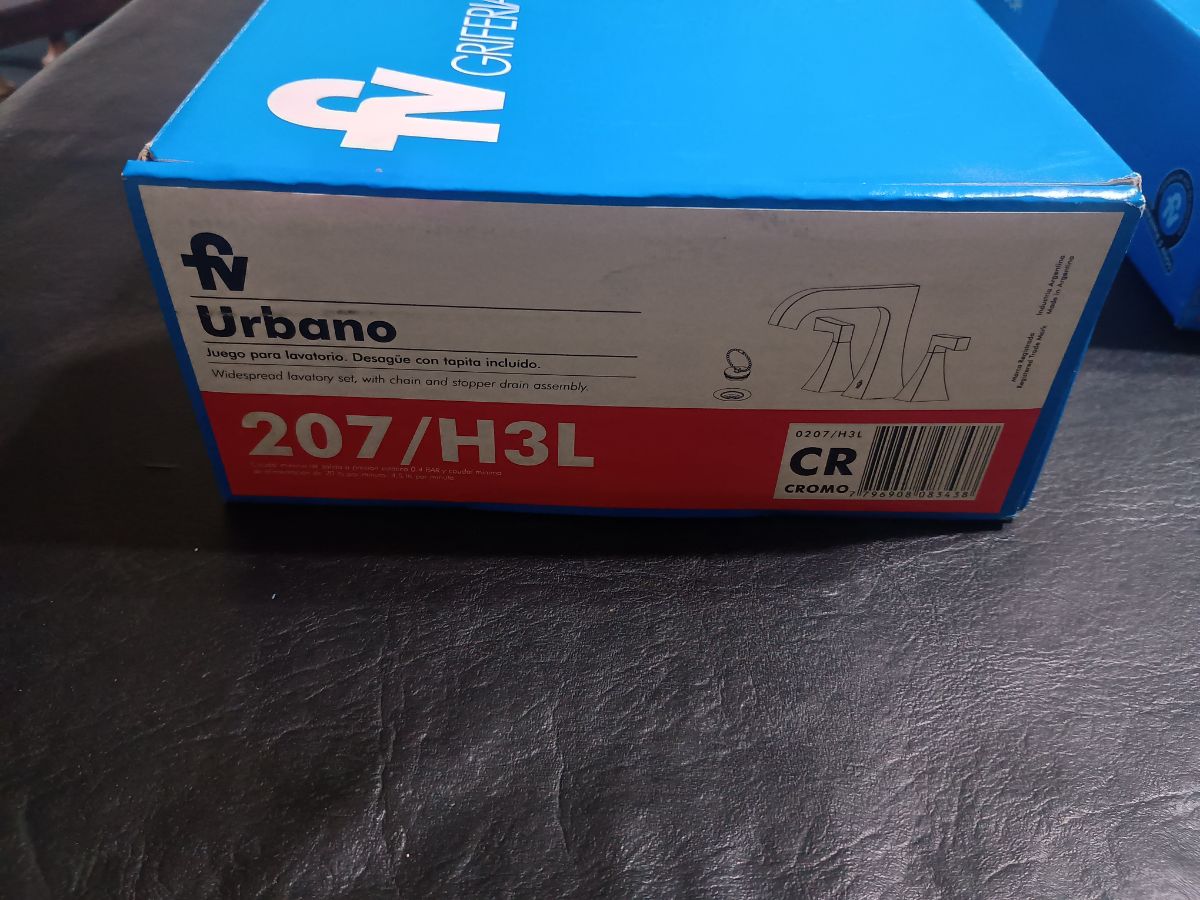 GRIFERÍA FV URBANO LEVER CROMO – 207/H3L + 103/H3L 🚿 🔥 PRODUCTOS FV – CALIDAD Y DURABILIDAD