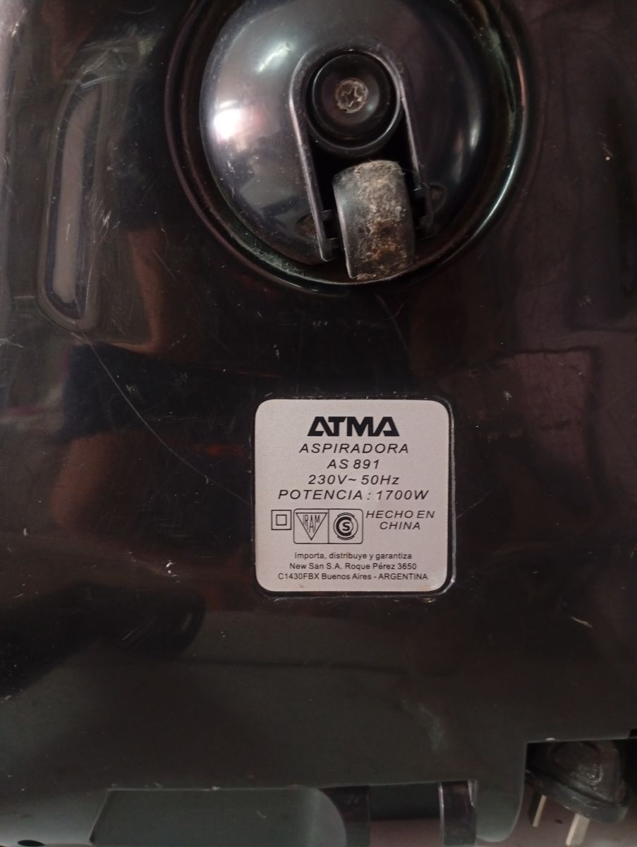 ATMA ASPIRADORA AS 891 MARCA GAMMA