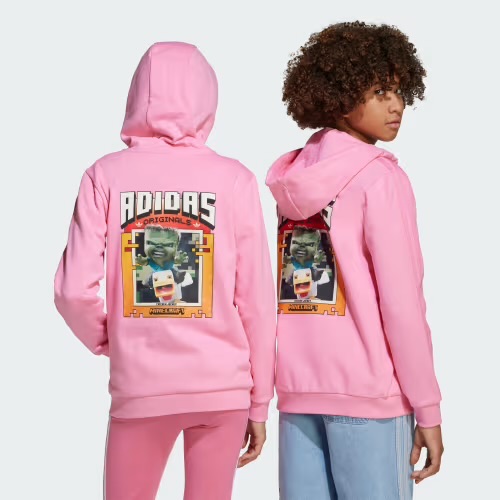 Campera adidas original MINECRAFT ESTAMPADO